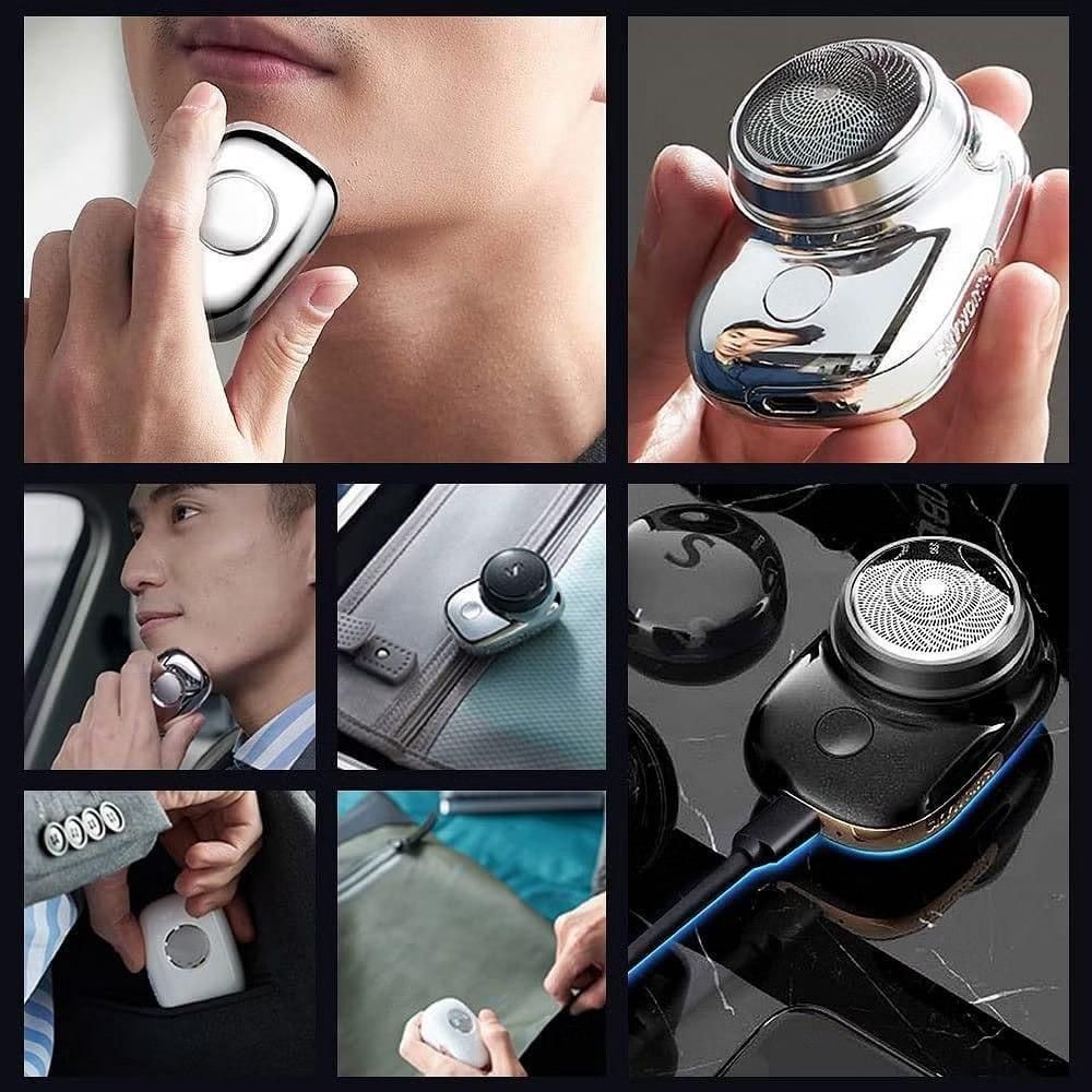 Mini Electric Shaver – 30 Sec Clean Shave | Portable & Skin-Safe Grooming Tool